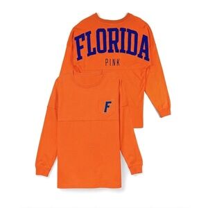 PINK Victorias Secret University Of Florida College Football Bling Varsity Tee